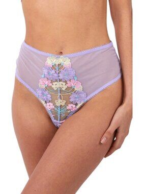 NWT Felicity Hayward x Playful Promises Luna Pastel High Waisted Thong Panties